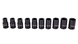 Klucz udarowy pneumatyczny kompozytowy 1/2" 1600Nm BJC + Nasadki 10-19mm 20szt. - Klucze pneumatyczne - miniaturka - grafika 9