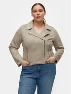 Kurtki damskie - Kurtka z imitacji skóry Vero Moda Curve - miniaturka - grafika 1