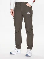 Odzież trekkingowa męska - The North Face Spodnie outdoor Explo NF0A7Z96 Zielony Regular Fit - miniaturka - grafika 1