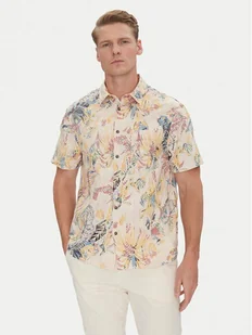 Guess Koszula M5GH42 WH800 Beżowy Regular Fit - Koszule męskie - miniaturka - grafika 1