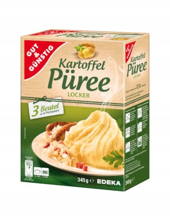 Puree Ziemniaczane 12 Porcji z Niemiec
