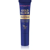 Serum do twarzy - Dermacol Gold Elixir Deep Rejuvenating Caviar Serum Serum do twarzy 12 ml - miniaturka - grafika 1