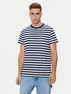 Koszulki męskie - Tommy Jeans T-Shirt Entry DM0DM20420 Granatowy Slim Fit - miniaturka - grafika 1
