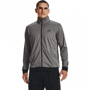 Męska bluza treningowa rozpinana bez kaptura Under Armour Sportstyle Tricot Jacket - szara - UNDER ARMOUR - Bluzy sportowe męskie - miniaturka - grafika 1