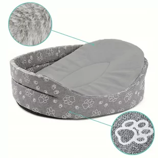 Legowisko dla psa kota STANDARD L CLAW+ FUTRO - Legowiska dla psów - miniaturka - grafika 1