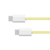 Kable - KM1271-1Y Kabel USB typu C - USB typu C 60 W 1 m żółty Kruger&Matz Basic - miniaturka - grafika 1