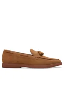 Mokasyny męskie - Clarks Mokasyny Torford Tassel 26180333 Brązowy - miniaturka - grafika 1