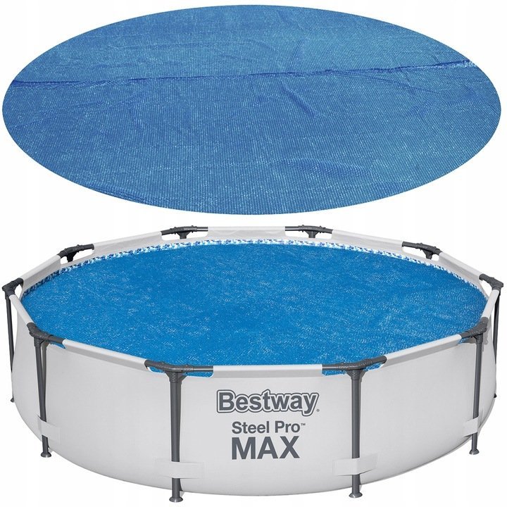 Bestway 305 pokrywa mata solarna bąbelkowa- ochrona basenowa