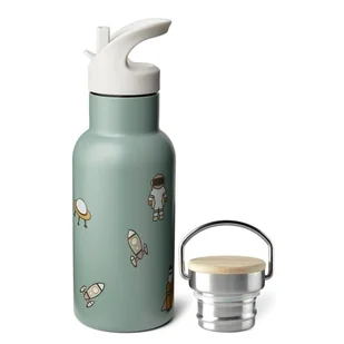 Nuuroo bidon termiczny dla niemowlaka SPACE Light Green poj 350 ml - Bidony dla dzieci - miniaturka - grafika 1