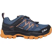Buty dla chłopców - CMP Rigel Low Trekking Shoes Kids WP, buty unisex dla dzieci i młodzieży, niebieski płomień, 36 EU - miniaturka - grafika 1