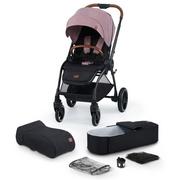 Wózki dziecięce - KinderKraft EVOLUTION COCOON 2w1 Mauvelous Pink - miniaturka - grafika 1