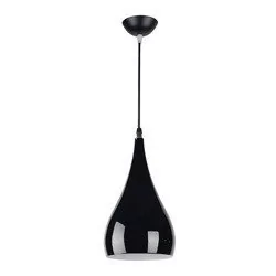 Ideus LAMPA wisząca JUSTA 03264 metalowa OPRAWA zwis kropla łezka czarna 03264 - Lampy sufitowe - miniaturka - grafika 2