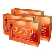 Włosy, skóra, paznokcie - 4 x Biocell Beauty Shots - naturalny kolagen* do picia - 4 x 14 fiolek x 25 ml - miniaturka - grafika 1