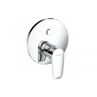 Baterie podtynkowe - KLUDI 346590575 PURE & SOLID podtynkowa bateria wannowo-natryskowa, do 88011, przełącznik PUSH&SWITCH - miniaturka - grafika 1