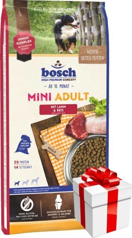 Bosch Adult Mini Lamb & Rice, lamb and rice nowa receptura 15kg