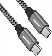 Kable USB - Kabel USB PremiumCord USB-C - USB-C 2 m Czarno-szary (ku31cw2) - miniaturka - grafika 1