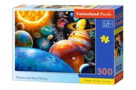 Puzzle - Puzzle 300 el. Planety i ich księżyce Castorland - miniaturka - grafika 1