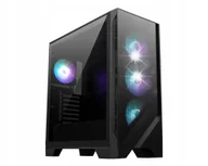 Obudowy komputerowe - Obudowa gamingowa MSI MAG FORGE 320R AIRFLOW Midi Tower ATX Okno Czarna - miniaturka - grafika 1