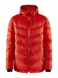 Craft ADV EXPLORE DOWN Jacket męska kurtka puchowa XL, Fiesta, regulowany kaptur i wysoki kołnierz, wodoodporna kurtka zimowa, wiatroszczelna, męska parka puchowa - Kurtki męskie - miniaturka - grafika 1