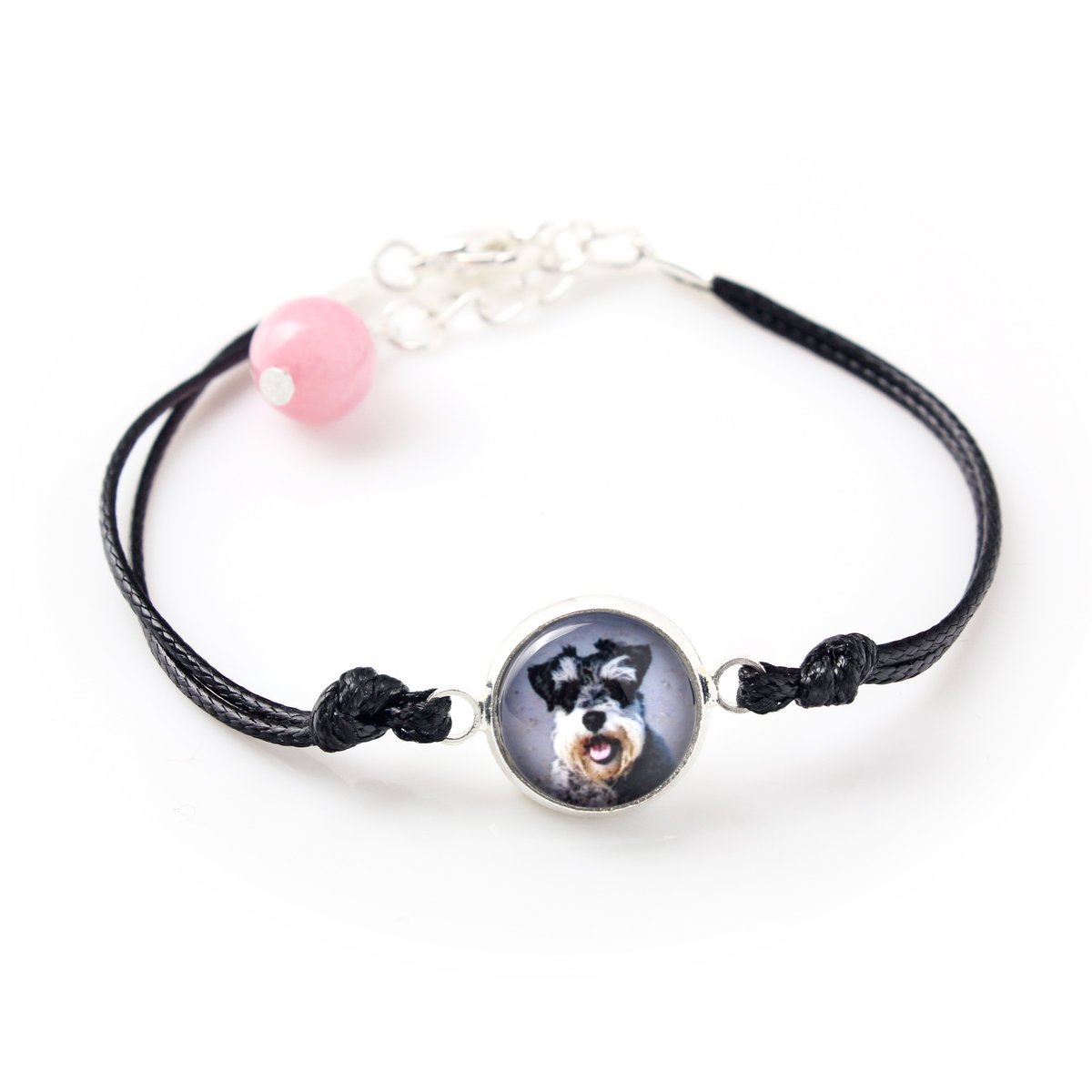 Sznaucer, Schnauzer - bransoletka z twoim zdjęciem handmade, wyjątkowa biżuteria marki Art-Dog