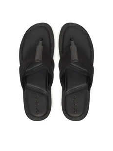 Calvin Klein Japonki Toepost Cv Logo HM0HM01745 Czarny - Klapki i japonki męskie - miniaturka - grafika 1