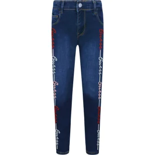 Guess Jeansy | Skinny fit - Spodnie sportowe damskie - miniaturka - grafika 1