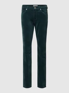 Jeansy o kroju slim fit z 5 kieszeniami - Spodnie damskie - miniaturka - grafika 1