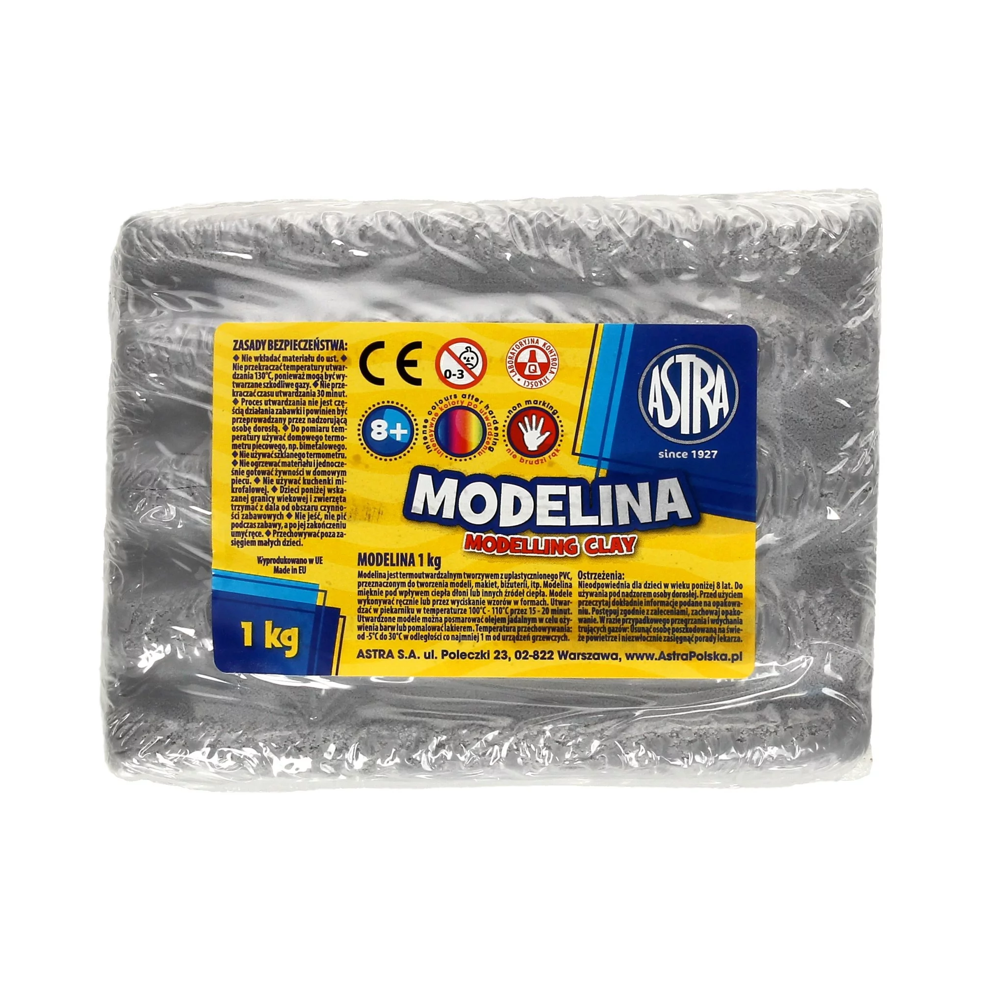 Astra Modelina luzem 1kg popielata