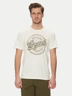 Koszulki męskie - Blend T-Shirt 20717760 Biały Regular Fit - miniaturka - grafika 1