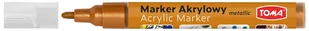 Toma Marker akrylowy TO-402 2,5mm metaliczny pomarańczowy 9347 - Markery permanentne - miniaturka - grafika 1