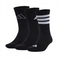 Skarpetki męskie - Skarpety adidas Logo 3 Pairs czarne JI6315 34-36 - miniaturka - grafika 1