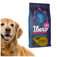 Sucha karma dla psów - IBERO NATURAL SENIOR LIGHT PORK LAMB 12kg - miniaturka - grafika 1