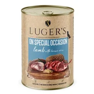 Mokra karma dla psów - Karma dla psa LUGER'S On Special Occasion Jagnięcina z brązowym ryżem 400 g - miniaturka - grafika 1