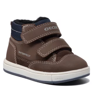 Botki męskie - Geox Trzewiki B Trottola B. Wpf A B164RA 03222 C6MF4 M Coffee/Navy - grafika 1