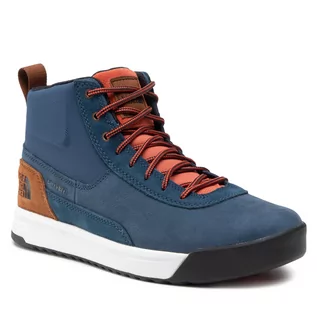 Buty sportowe męskie - The North Face Buty Larimer Mid Wp NF0A52RM33B1 Monterey Blue/Monks Robe Brown - grafika 1