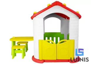 Zestaw ogrodowy Domek Stolik Krzesła - Place zabaw Zestaw ogrodowy Domek Stolik Krzesła - Place zabaw - miniaturka - grafika 1