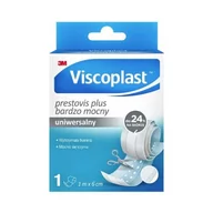 Apteczki i materiały opatrunkowe - VISCOPLAST Prestovis Plus Bardzo Mocny plaster do cięcia 1m x 6cm, 1 szt. - miniaturka - grafika 1