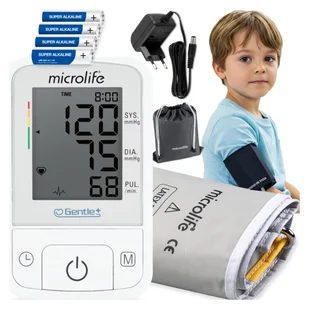 CIŚNIENIOMIERZ PEDIATRYCZNY DLA DZIECI Z MANKIETEM S 17-22 CM MICROLIFE + Zasilacz - Ciśnieniomierze i akcesoria - miniaturka - grafika 1
