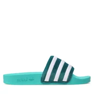 Klapki i japonki damskie - Klapki adidas adilette W GX3371 Zielony - miniaturka - grafika 1