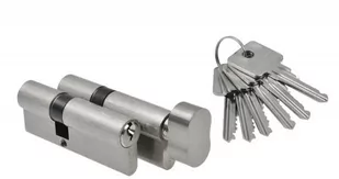Komplet wkładek nr. 4 B-Harko H6 30/45+45g/30 mm, nikiel satyna, 6-zastawkowa, klasa 6.0, 6 kluczy - Zamki i wkładki - miniaturka - grafika 1