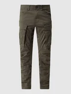 Spodnie męskie - Spodnie cargo o kroju straight tapered fit z dodatkiem streczu model ‘Rovic’ - miniaturka - grafika 1