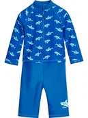 Kąpielówki dla chłopców - Playshoes Strój kąpielowy w kolorze niebieskim - miniaturka - grafika 1