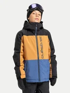 Kurtki narciarskie - Quiksilver Kurtka snowboardowa Side Hit Block EQBTJ03218 Kolorowy Regular Fit - miniaturka - grafika 1