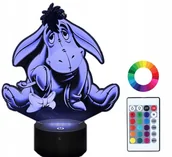 Lampy stojące - Lampka Nocna Z Imieniem Osiołek Kłapouchy 3D Led - miniaturka - grafika 1