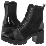 Botki damskie - Botki Czarne 64106-71 (WO229-a) Wojas - miniaturka - grafika 1