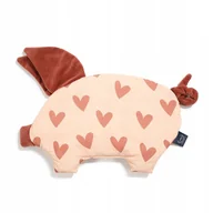 Kołdry i poduszki dla dzieci - La Millou poduszka do spania świnka / heartbeat pink - miniaturka - grafika 1