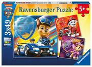 Puzzle - Ravensburger Psi Patrol film 3 x 49 35 elementów puzzle dla dzieci w wieku od 5 lat 5218 - miniaturka - grafika 1