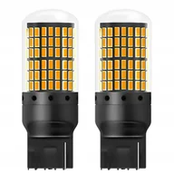 Żarówki samochodowe - 2x Żarówka Led WY21W T20 Canbus 7440 pomarańczowa - miniaturka - grafika 1
