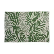 Dywany - Dywanik bawełniany liście zieleń 60x90cm - miniaturka - grafika 1
