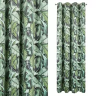 Zasłony - Zasłona EUROFIRANY Felicita, zielona, 140x250 cm - miniaturka - grafika 1